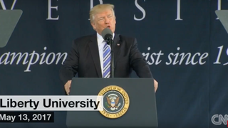 Donald Trump Warns Graduating Students Not to Become Critics in Liberty University Commencement Speech